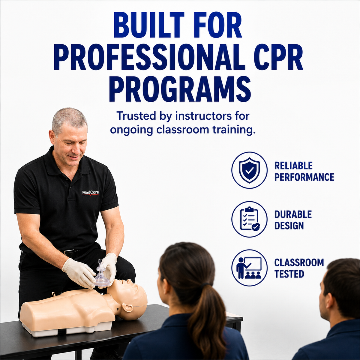 50 Pack - Practice CPR Training Valves - Fits All Adult Child and Infant Training Rescue Masks – Individually Wrapped Valve