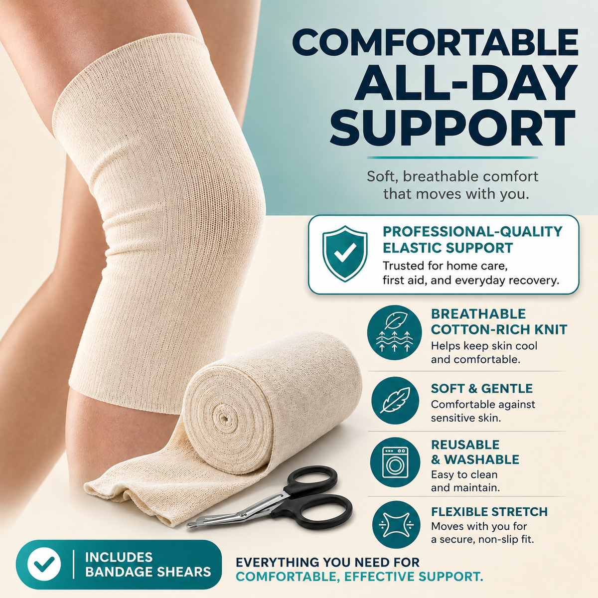 Medcore tubular elastic support bandage, size F