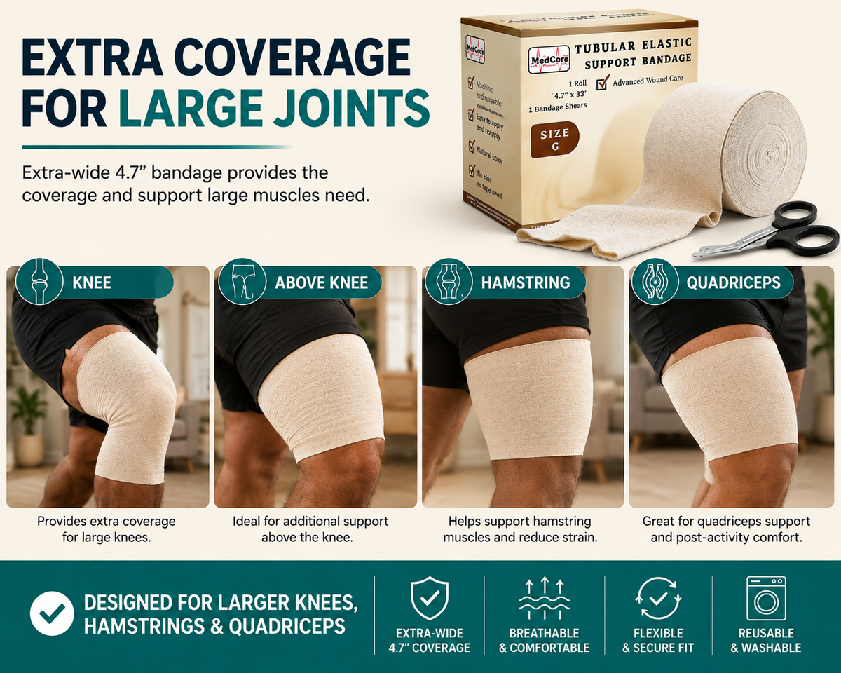 Medcore tubular elastic support bandage, size G
