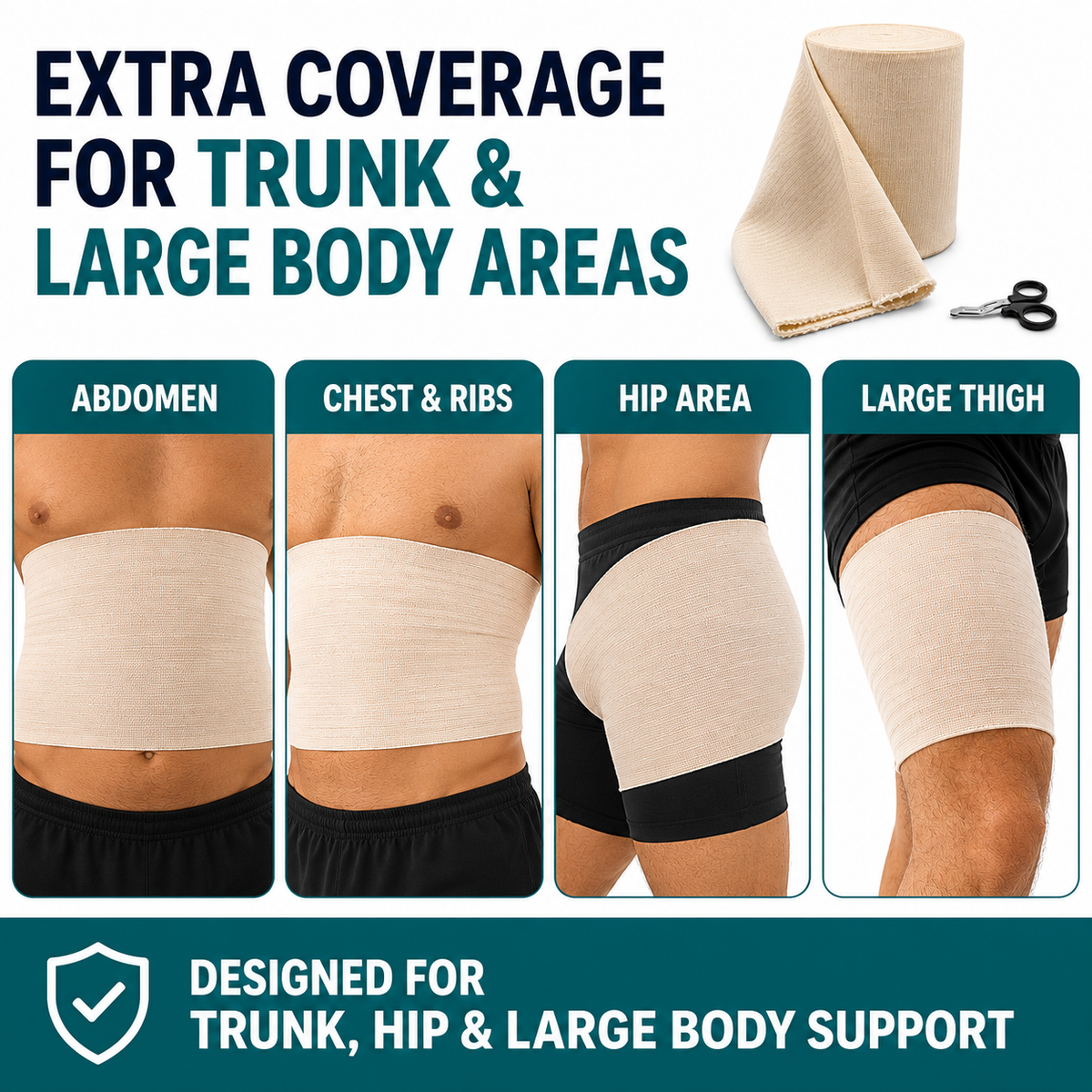 Medcore tubular elastic support bandage, size J