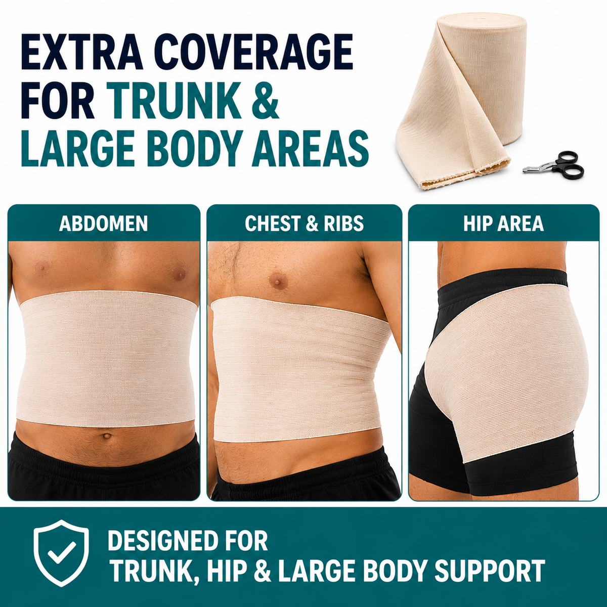 Medcore tubular elastic support bandage, size K